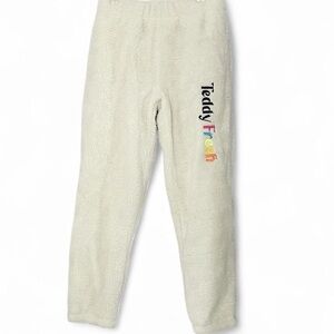 Teddy Fresh Sherpa Fleece Joggers Unisex Size M